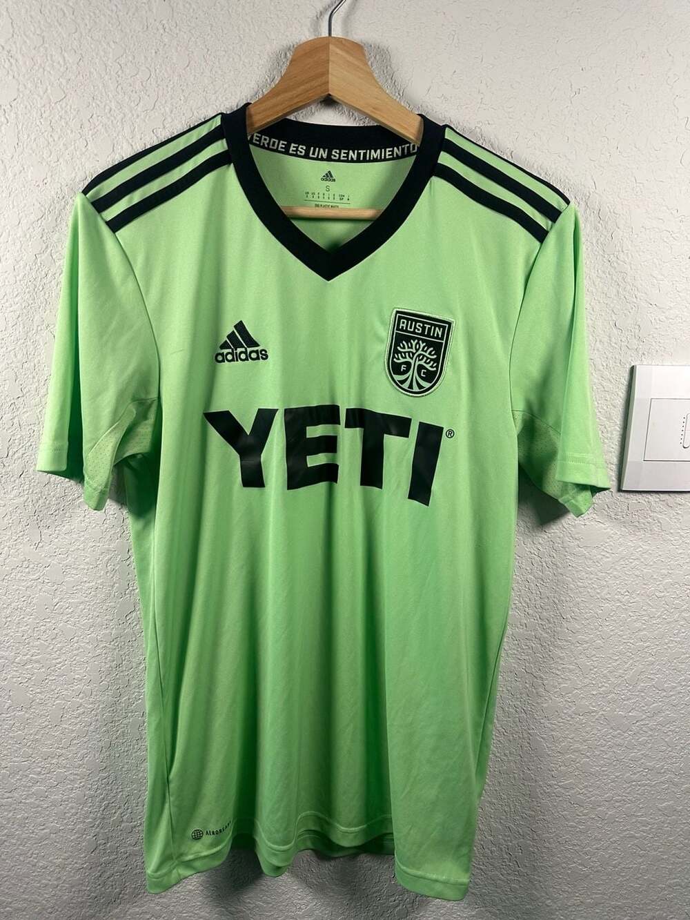 Adidas Austin FC Soccer Jersey Size S Green Black